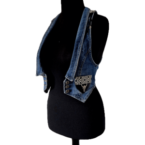 🌿Azaria Sleeveless Denim Jacket